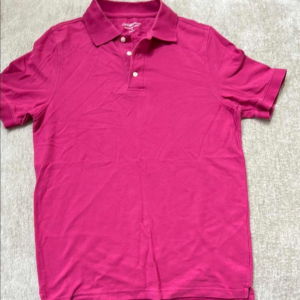 Croft and Barrow Men's Small Pink Polo Shirt